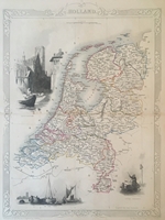 Netherlands map of Holland