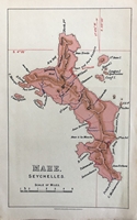 Mahe Seychelles Map 1901