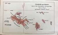 Map of Praslin, La Digue and others Seychelles